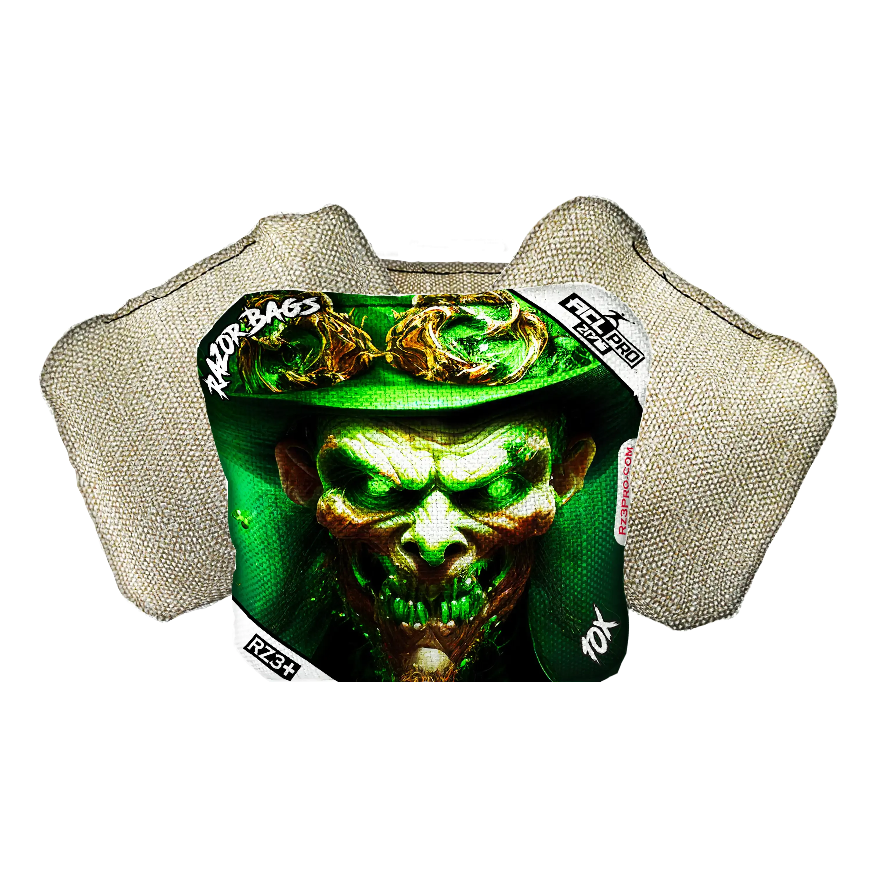 10X | Leprechaun Smile | ACL PRO Razor Cornhole Bags