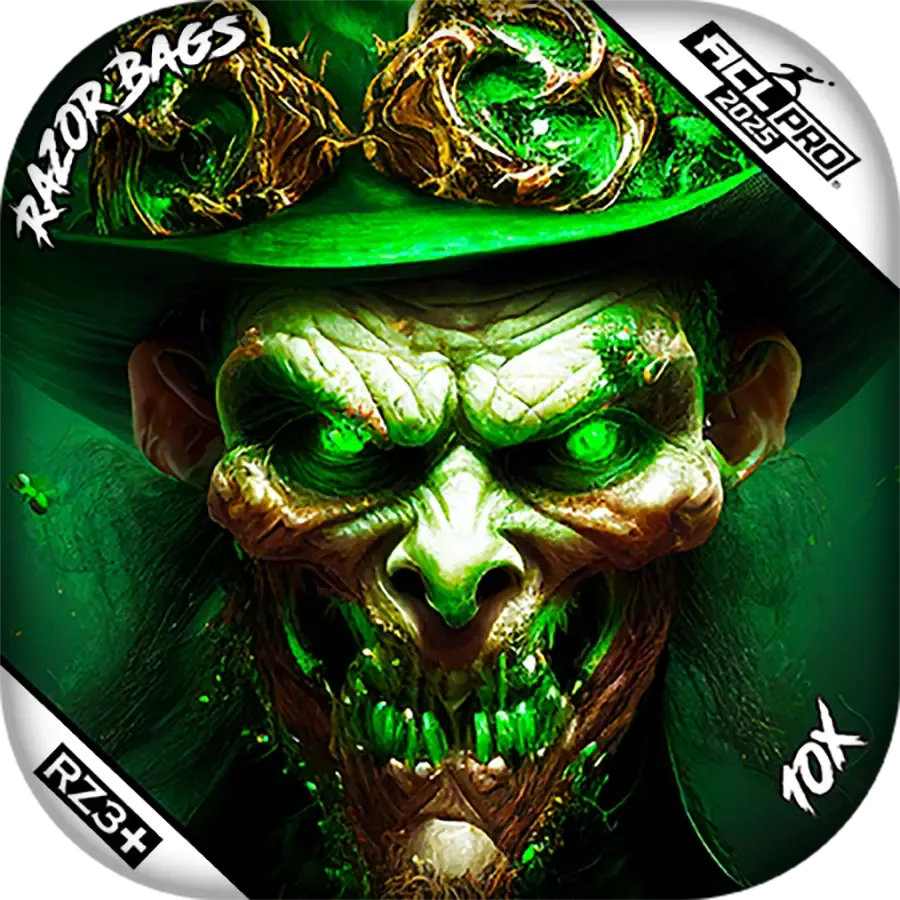 10X | Leprechaun Smile | ACL PRO Razor Cornhole Bags