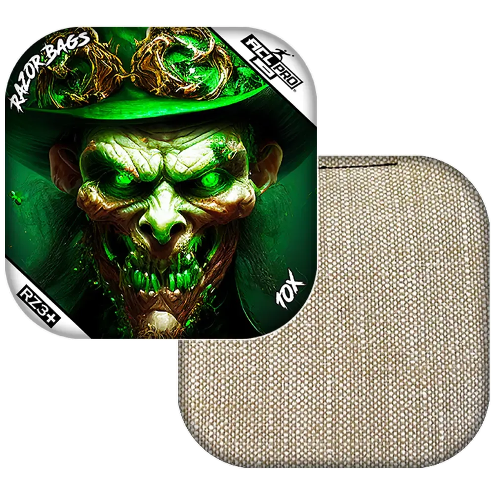 10X | Leprechaun Smile | ACL PRO Razor Cornhole Bags