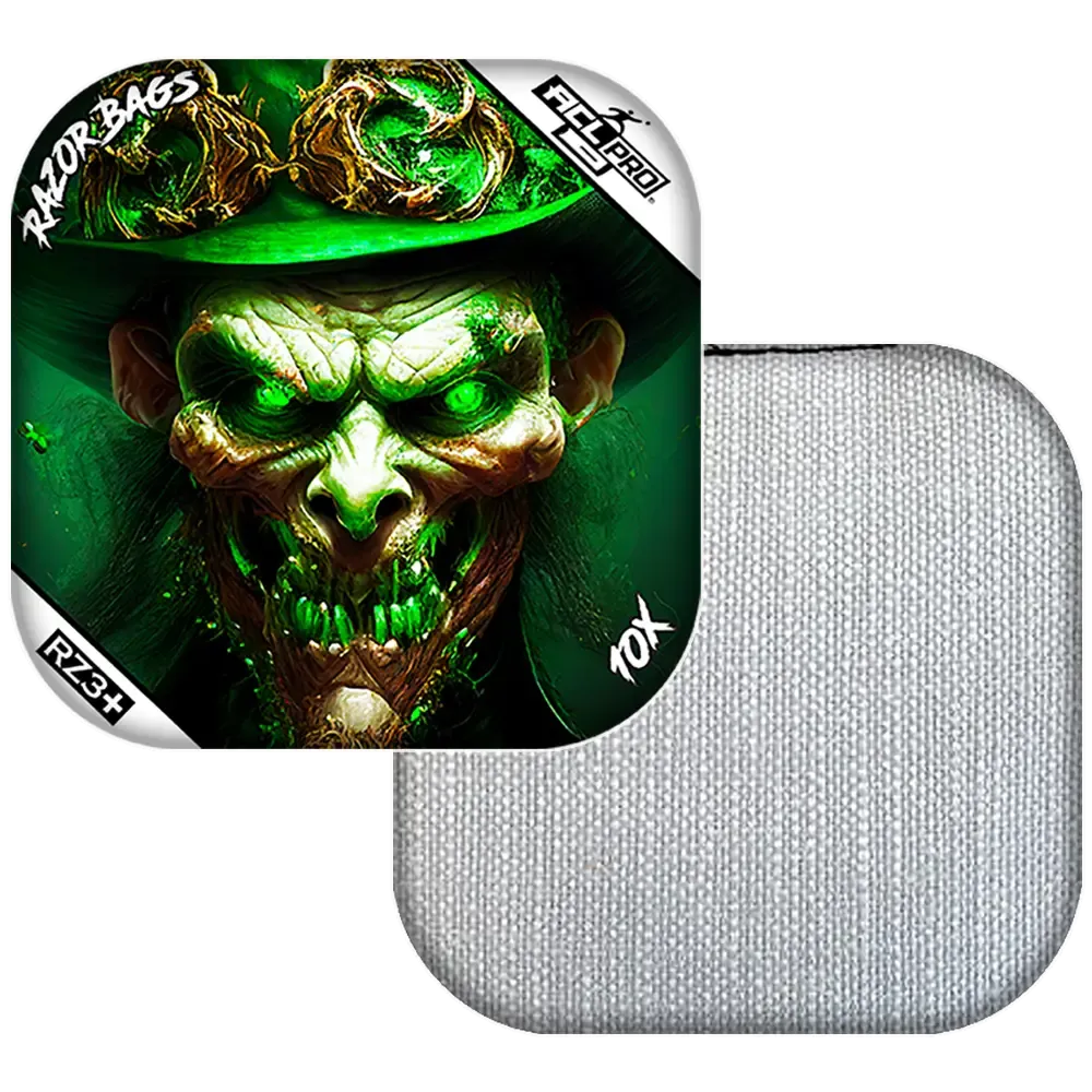 10X | Leprechaun Smile | ACL PRO Razor Cornhole Bags