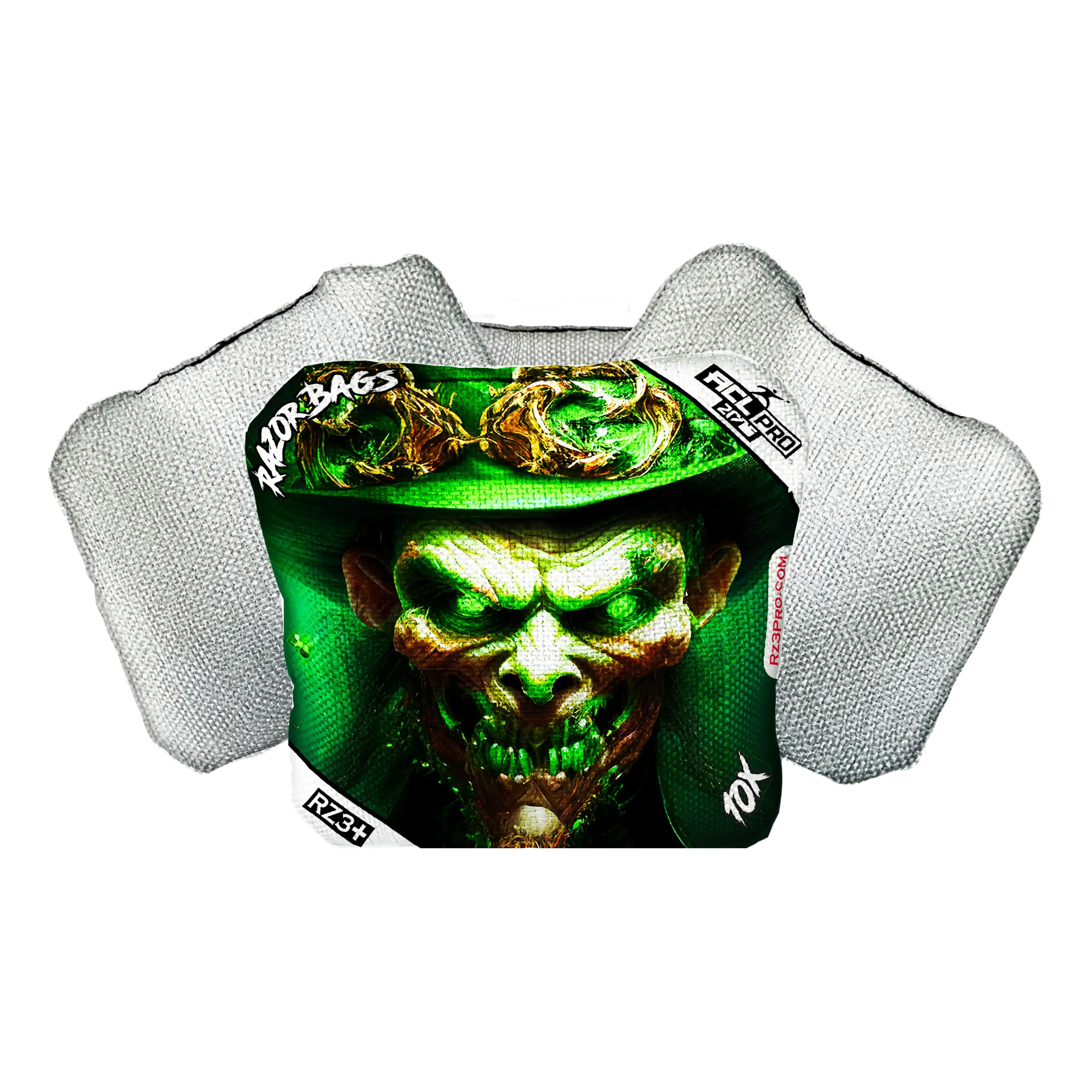 10X | Leprechaun Smile | ACL PRO Razor Cornhole Bags