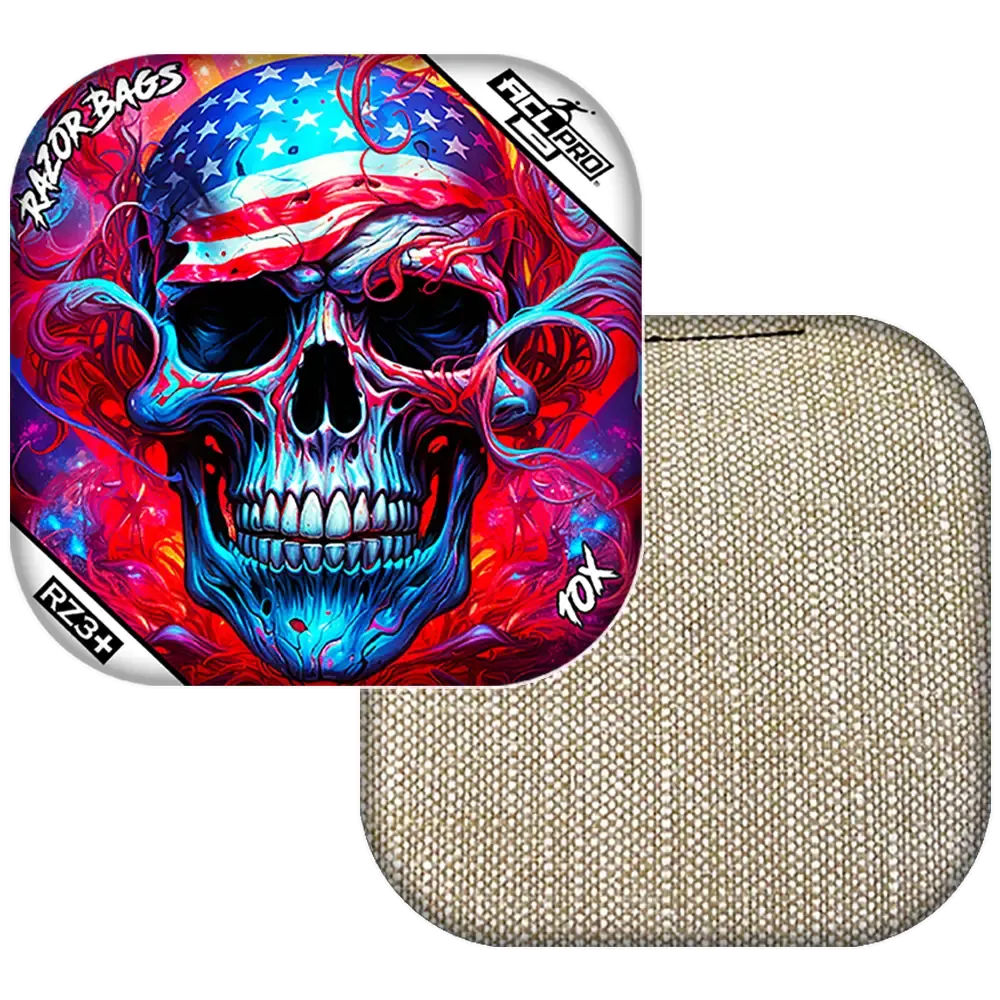 10X | Skull Merica | ACL PRO Razor Cornhole Bags
