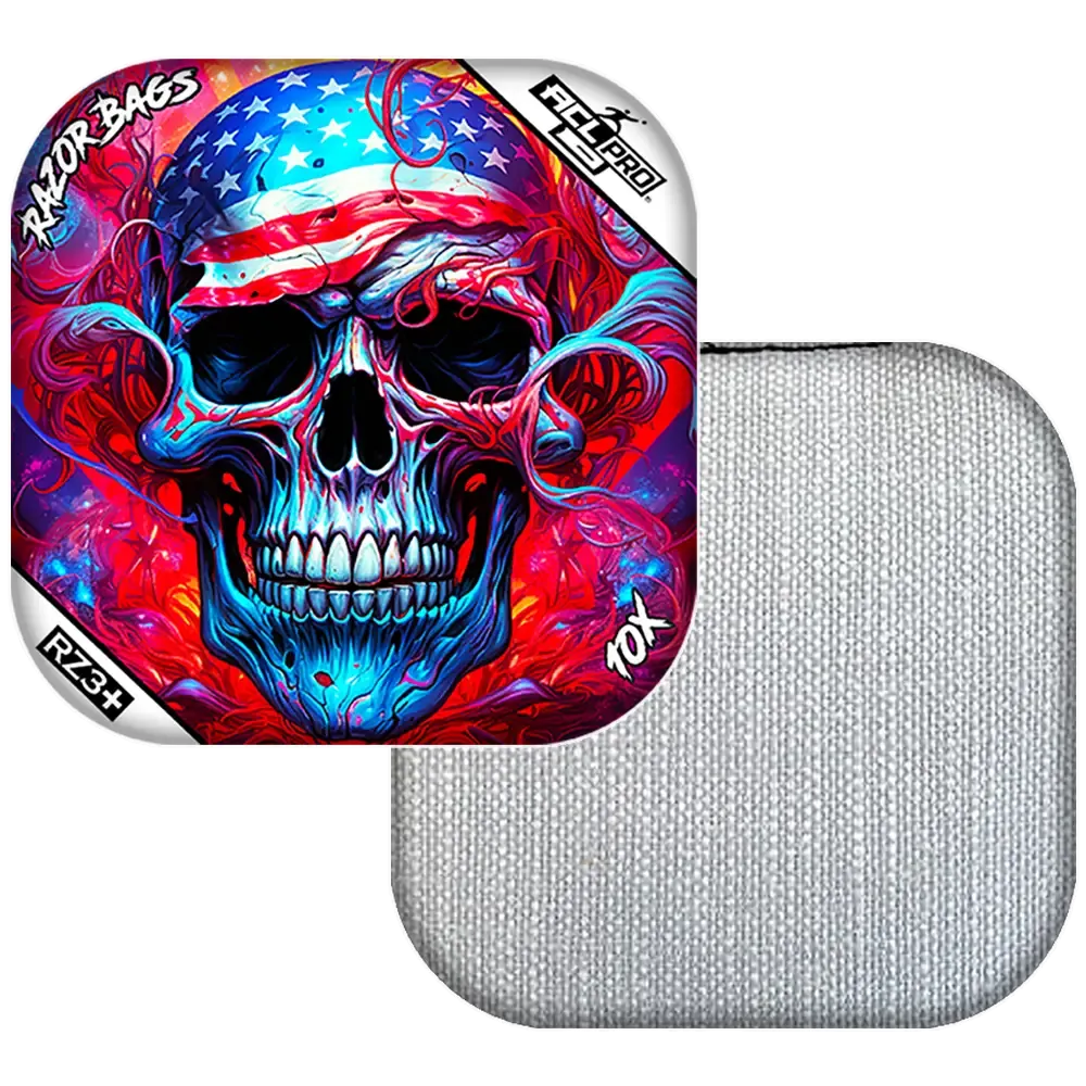 10X | Skull Merica | ACL PRO Razor Cornhole Bags