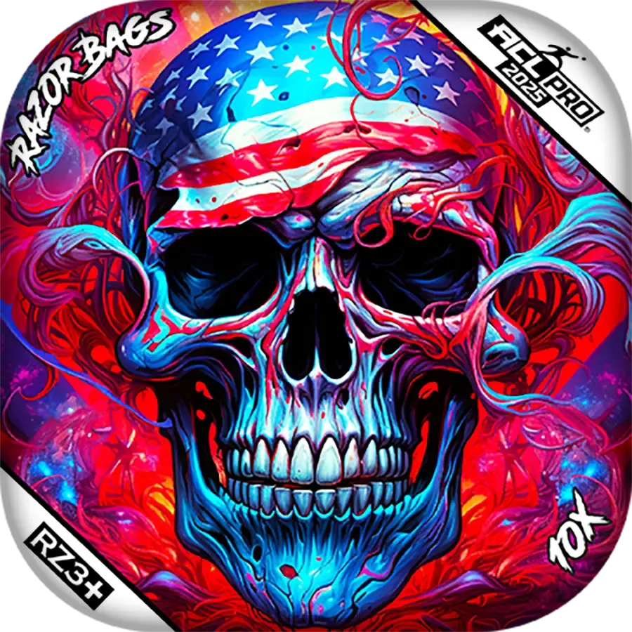 10X | Skull Merica | ACL PRO Razor Cornhole Bags