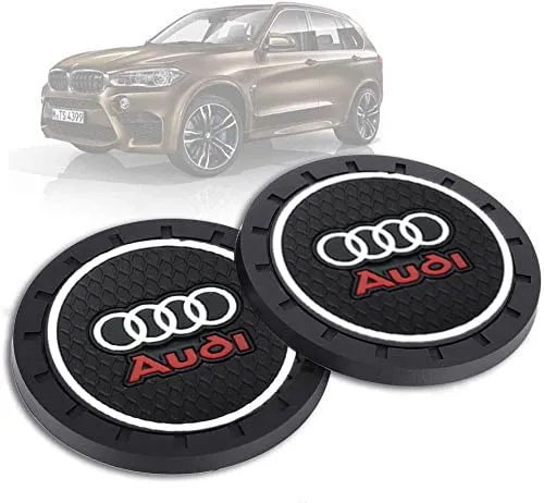 2 Pieces of 2.75 inch Durable Non-Slip Coaster Suitable for Audi， Basically Suitable for Audi All Cup Holders to Insert The Coaster