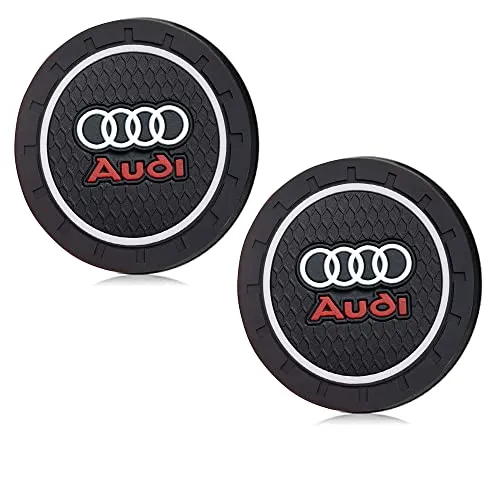 2 Pieces of 2.75 inch Durable Non-Slip Coaster Suitable for Audi， Basically Suitable for Audi All Cup Holders to Insert The Coaster