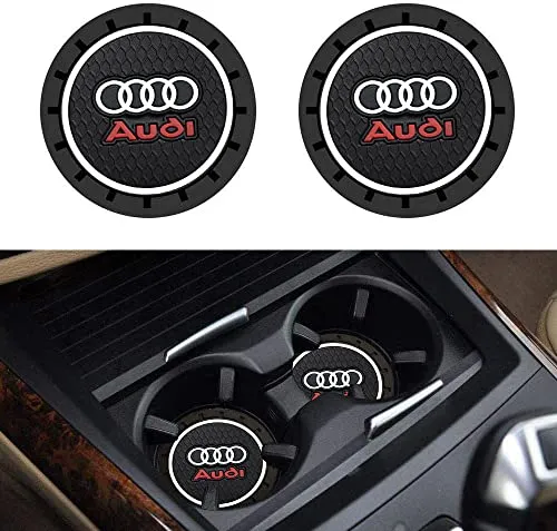 2 Pieces of 2.75 inch Durable Non-Slip Coaster Suitable for Audi， Basically Suitable for Audi All Cup Holders to Insert The Coaster