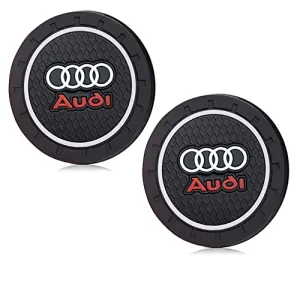 2 Pieces of 2.75 inch Durable Non-Slip Coaster Suitable for Audi， Basically Suitable for Audi All Cup Holders to Insert The Coaster