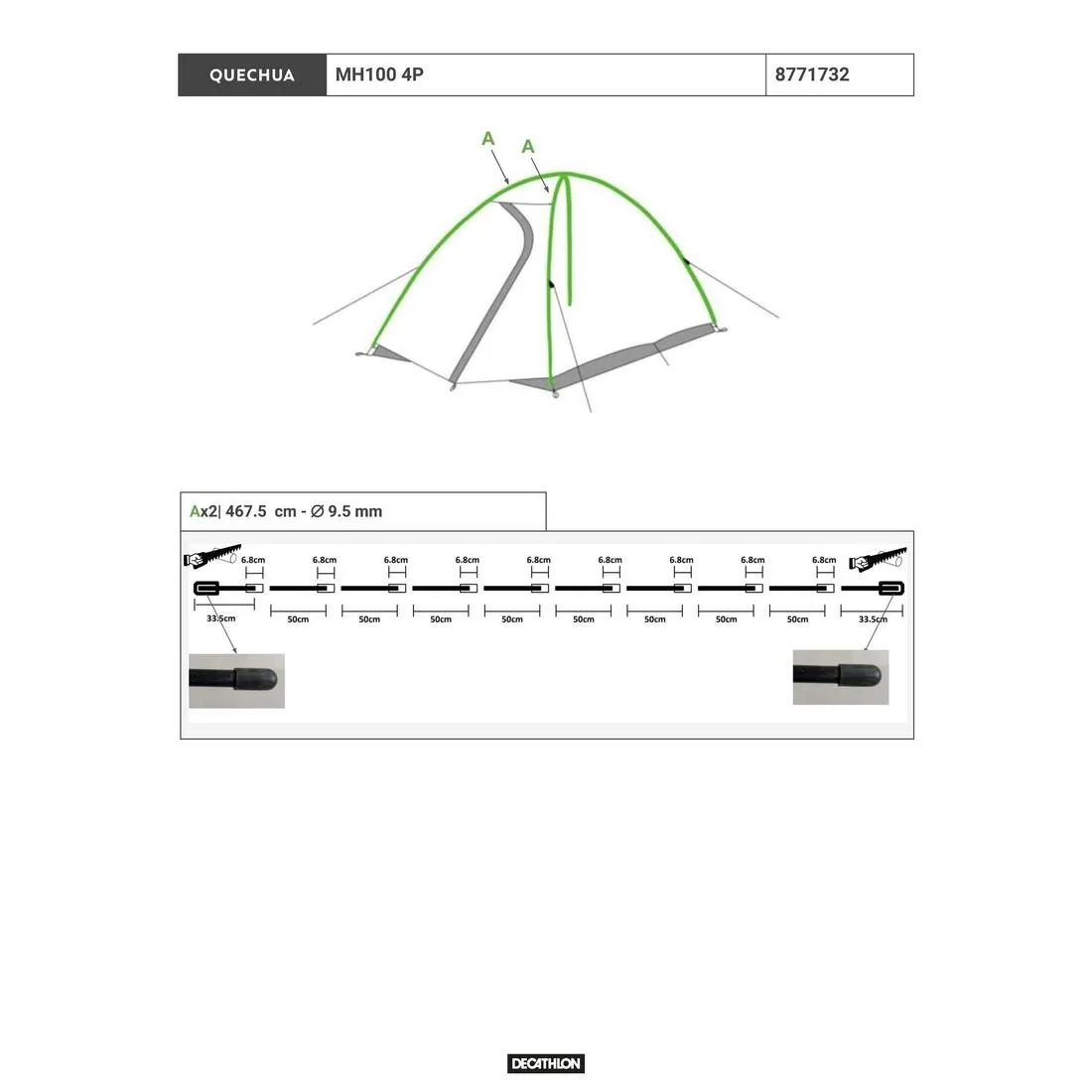 4 Man Tent - MH100
