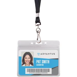 Advantus ID Holder/Lanyard Combo Pack