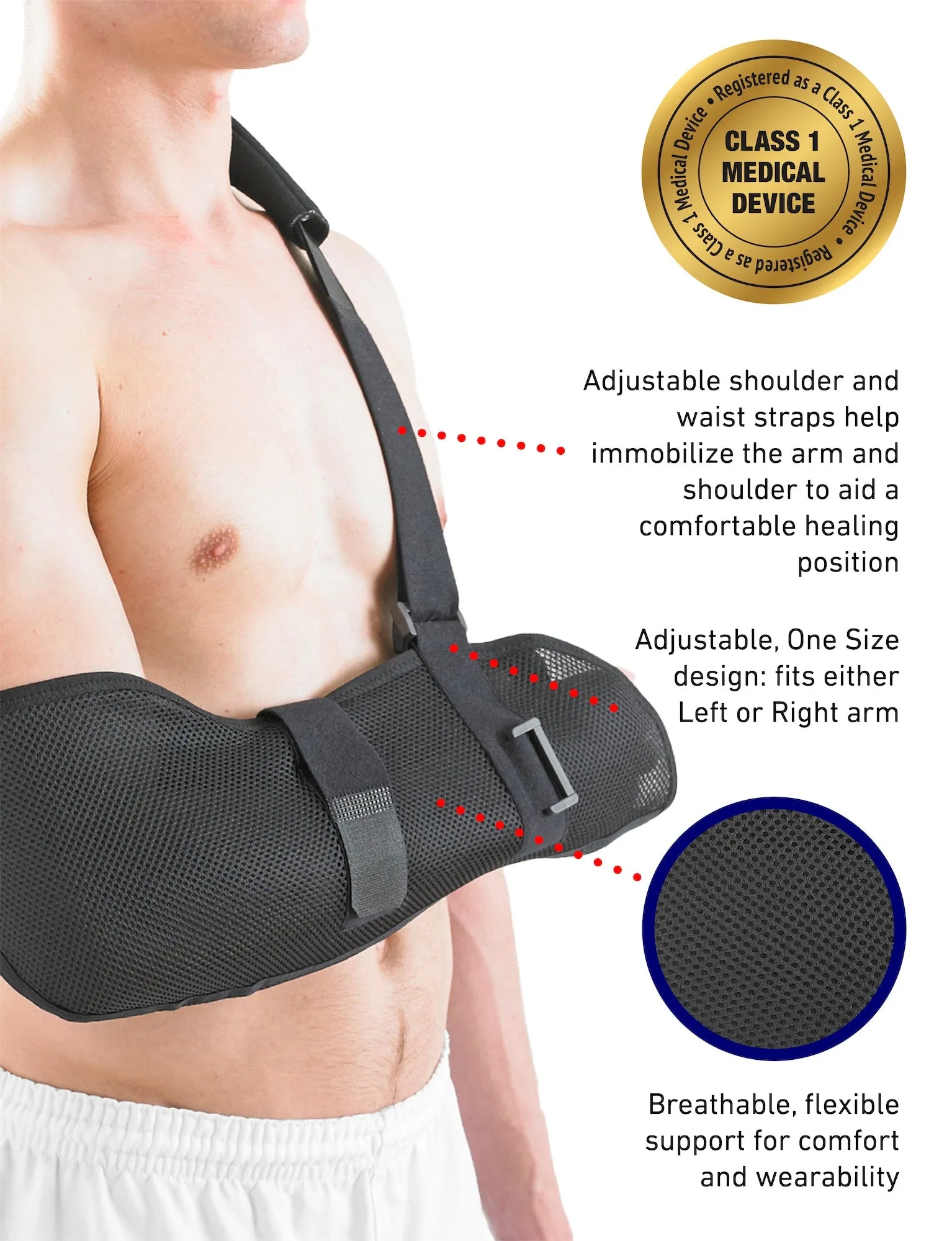 Airflow Breathable Arm Sling