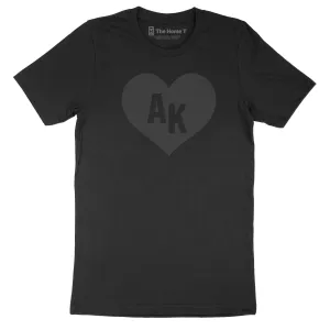 Alaska Black on Black Heart