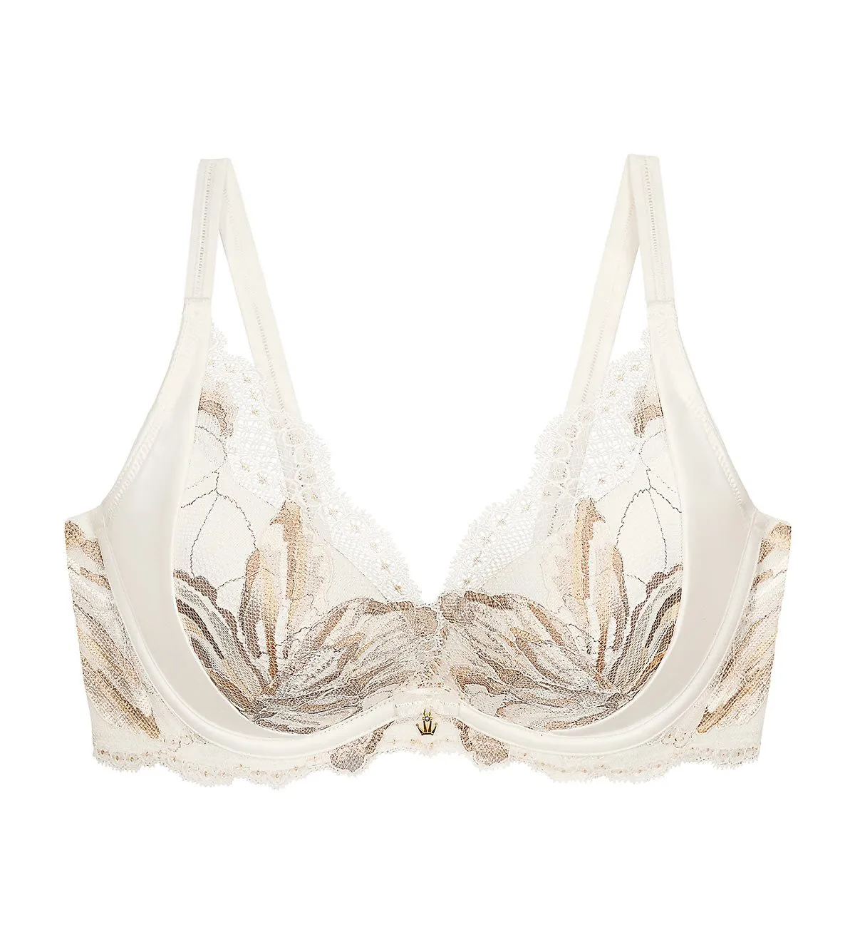 ARTISAN LACE DEEP V WIRED PUSH UP BRA 01