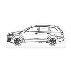 Audi Q7 Outline Sticker