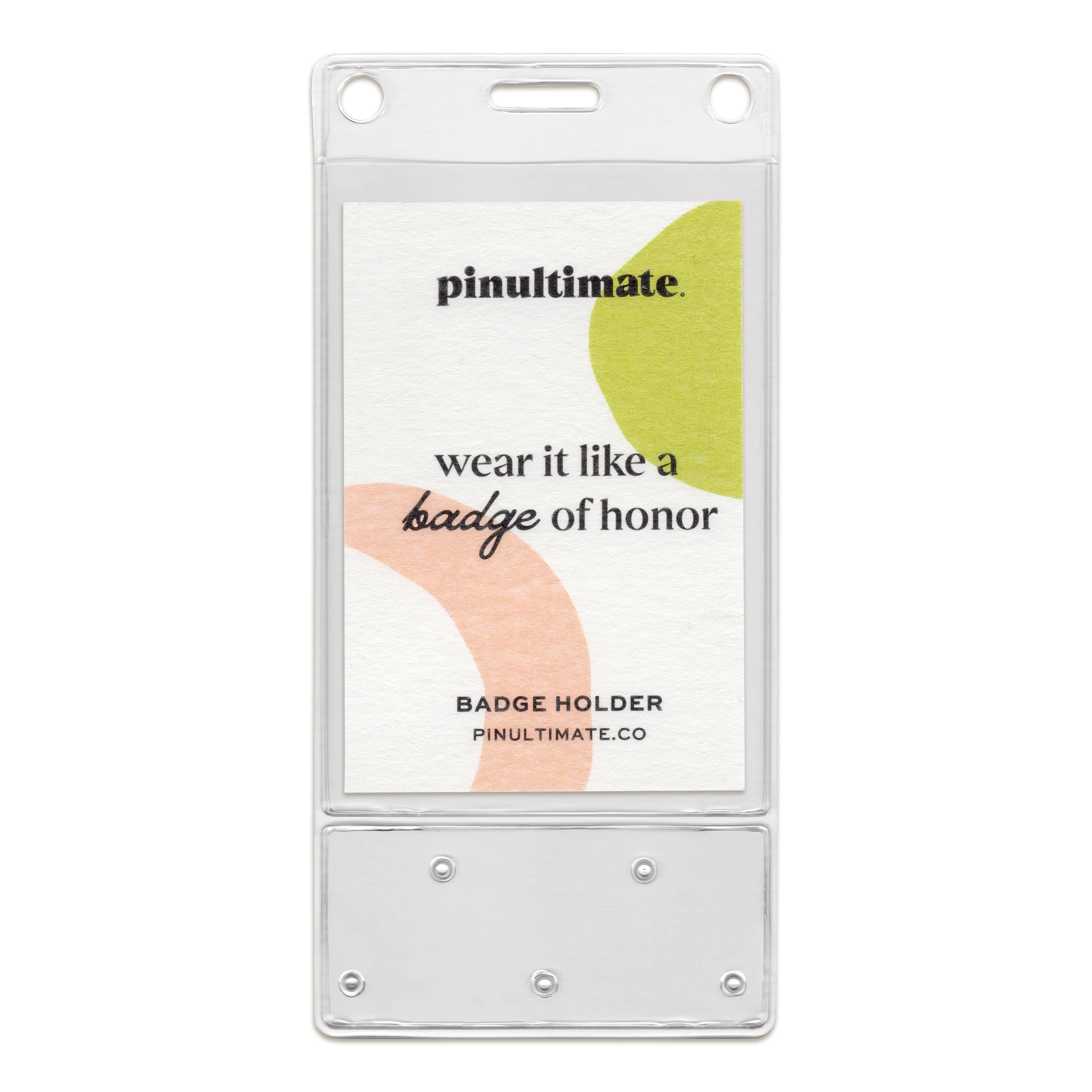 Badge Holder for Enamel Pins · The Collector, Vertical