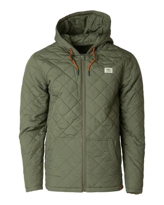Banded Mountainside Full Zip Quilted Jacket