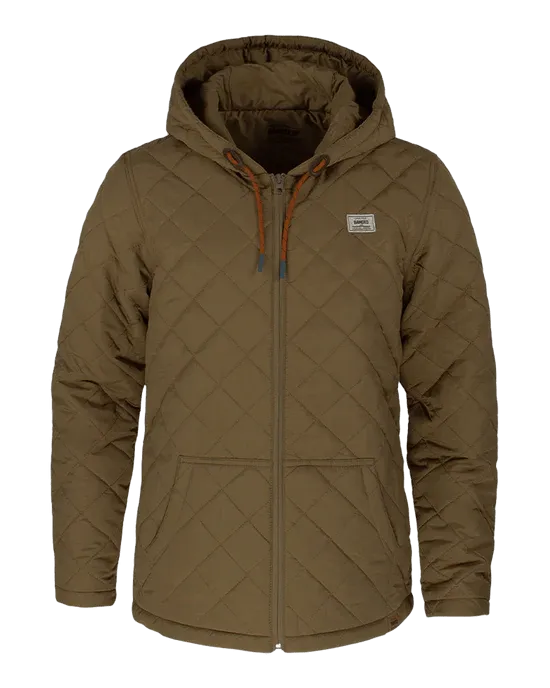 Banded Mountainside Full Zip Quilted Jacket