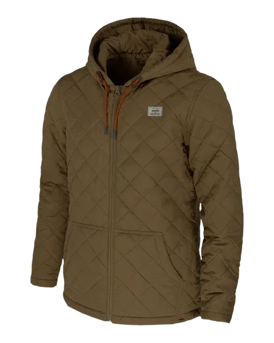 Banded Mountainside Full Zip Quilted Jacket