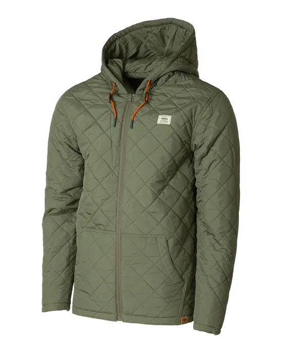 Banded Mountainside Full Zip Quilted Jacket