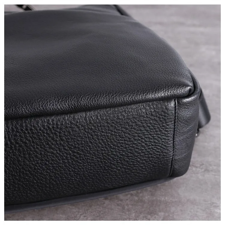 Black Leather School Backpacks Womens Cute College Backpack Bag Black Leather Travel Rucksack for Ladies
