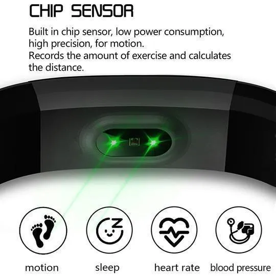 Blood Pressure Smart Watch and Heart Rate Monitor