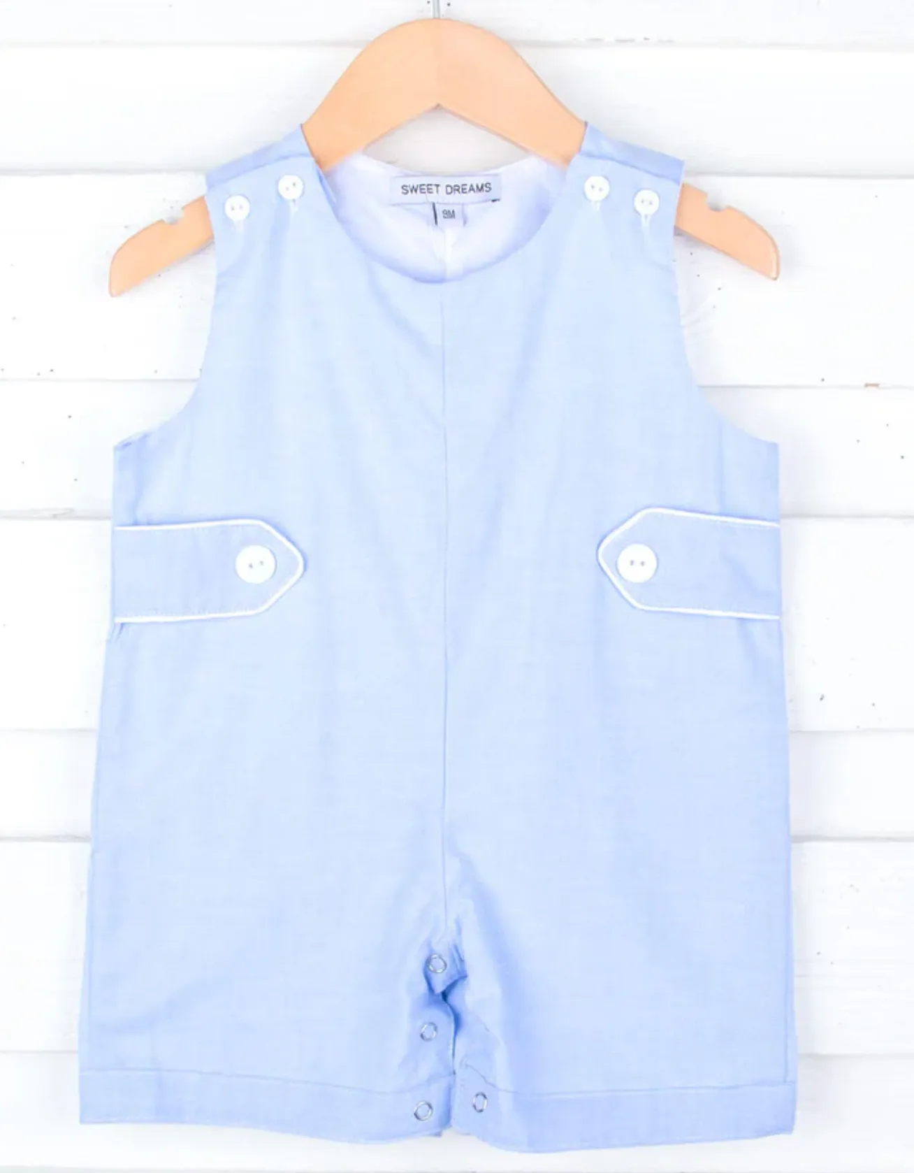 Blue Chambray with Tabs Jon Jon