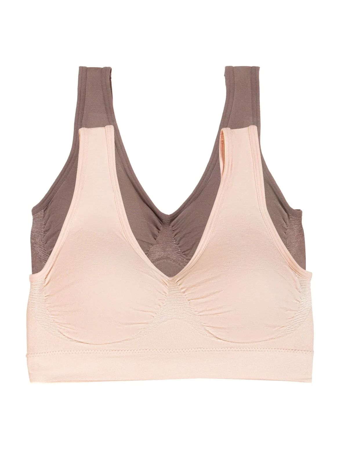 Body Smooth Seamless Wireless Bralette 2-Pack