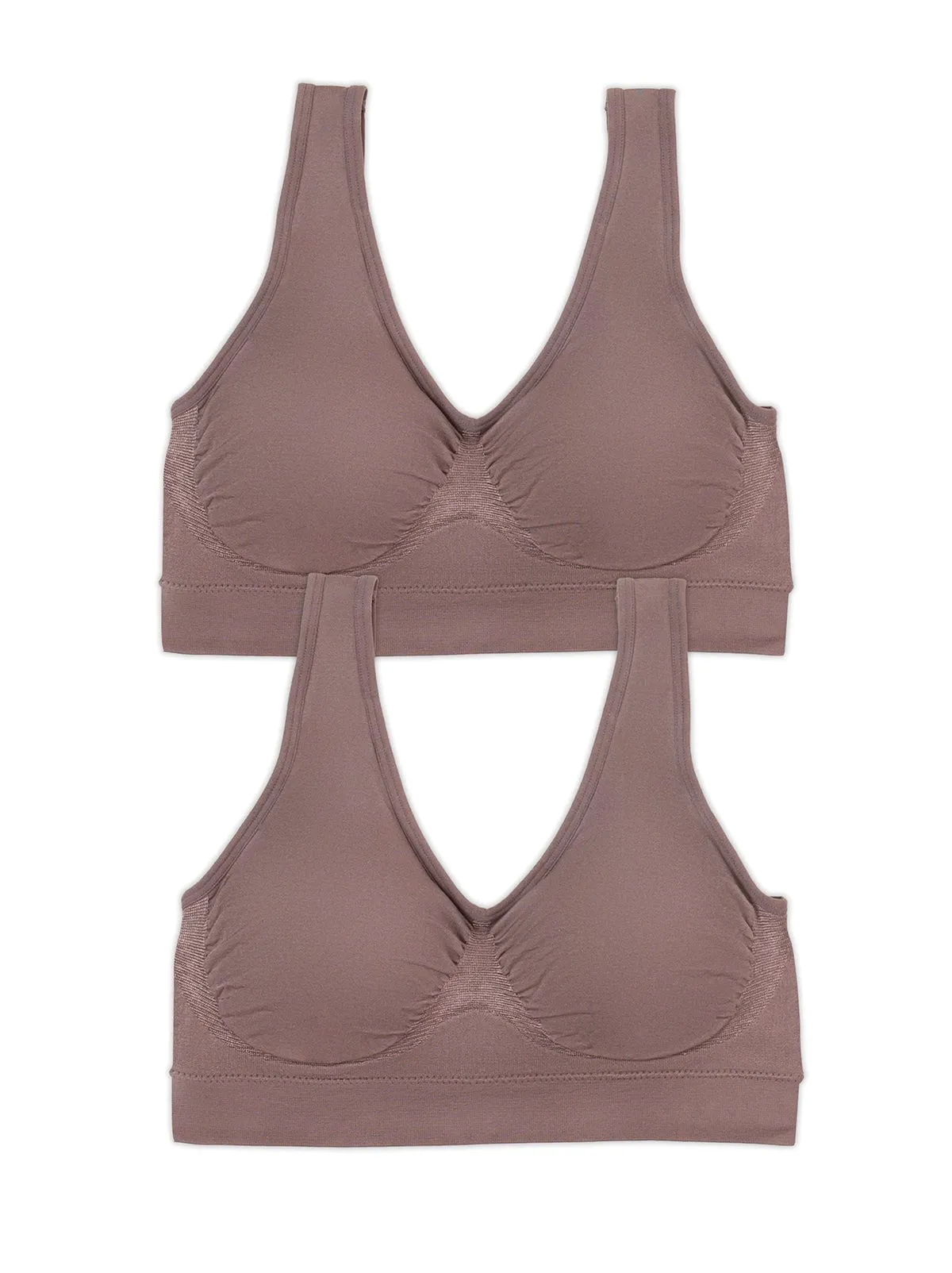 Body Smooth Seamless Wireless Bralette 2-Pack