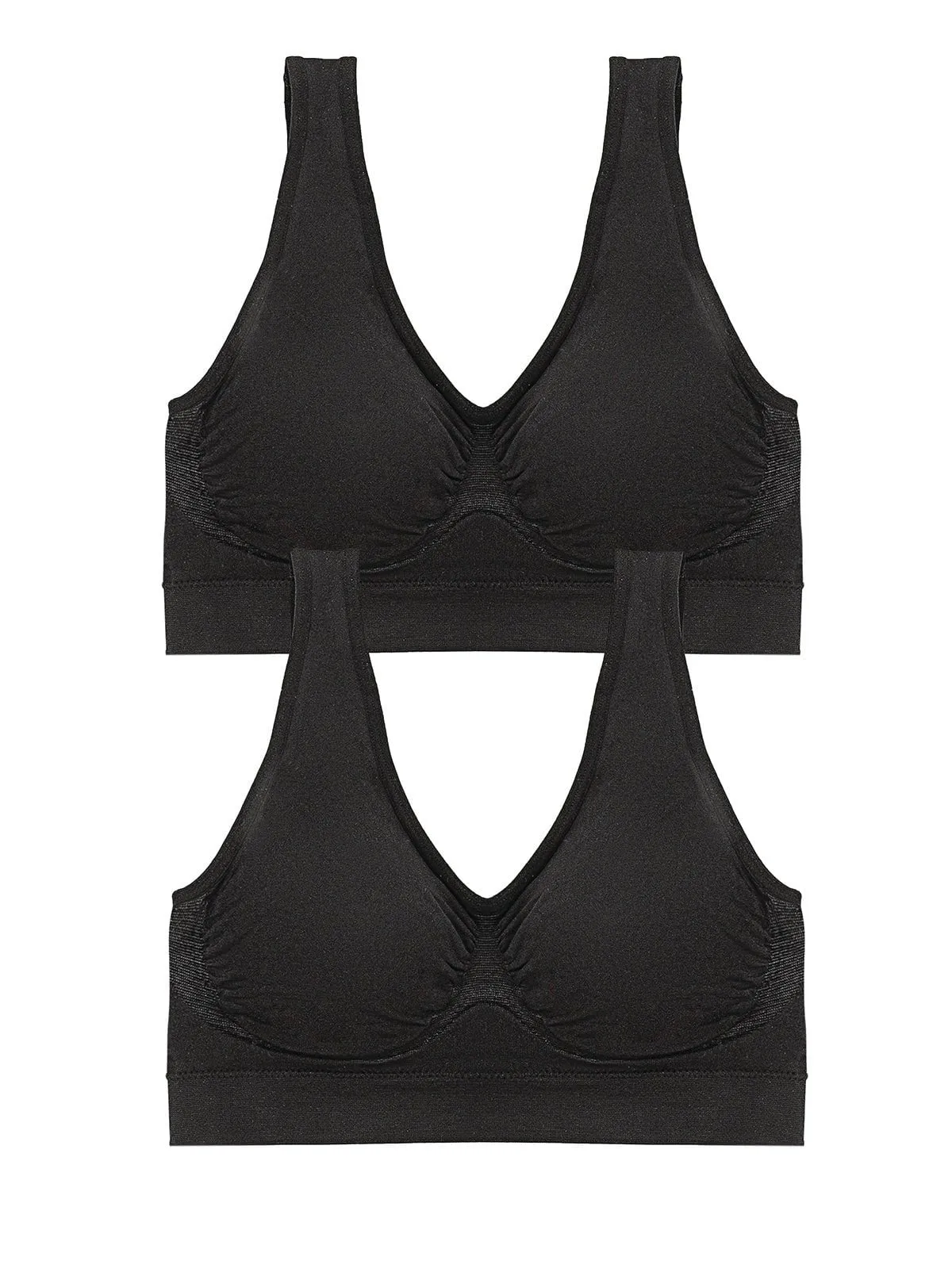 Body Smooth Seamless Wireless Bralette 2-Pack