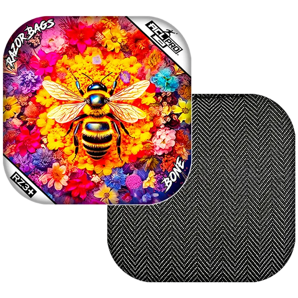 Bone | Bee Serious | ACL PRO Razor Cornhole Bags