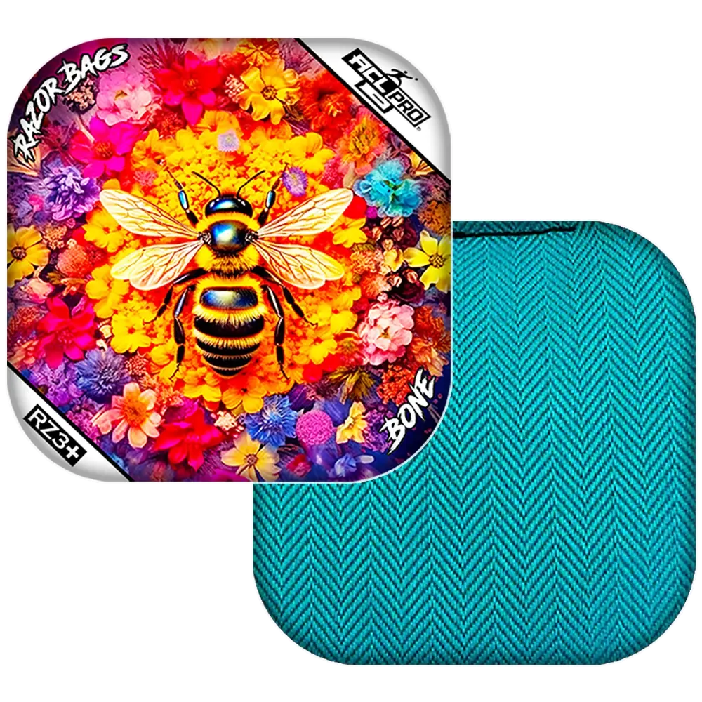 Bone | Bee Serious | ACL PRO Razor Cornhole Bags