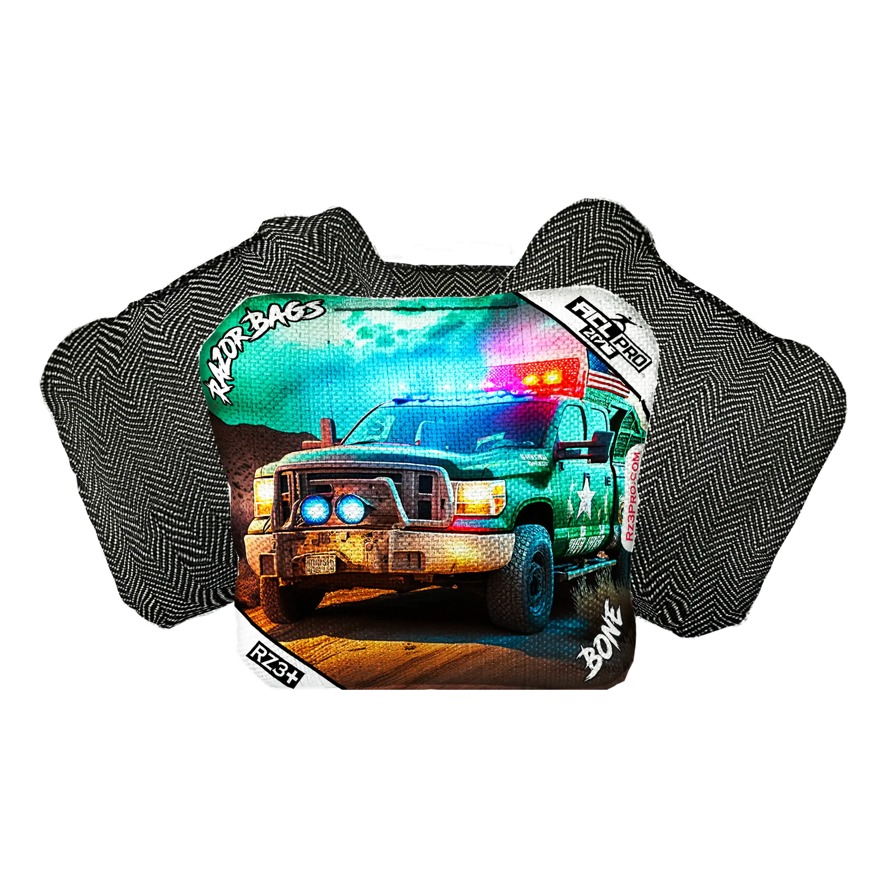 Bone | Hero Border Patrol | ACL PRO Razor Cornhole Bags