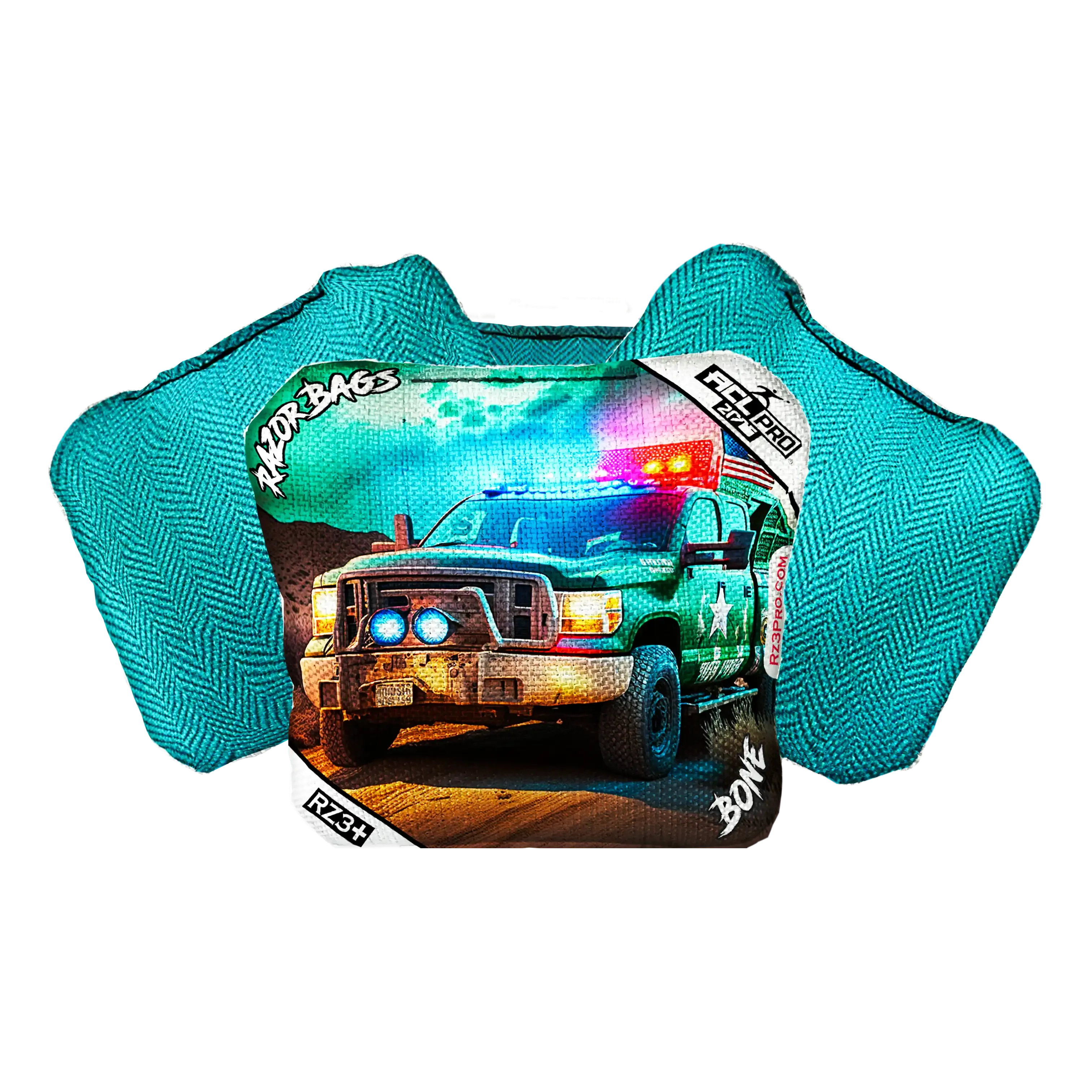 Bone | Hero Border Patrol | ACL PRO Razor Cornhole Bags