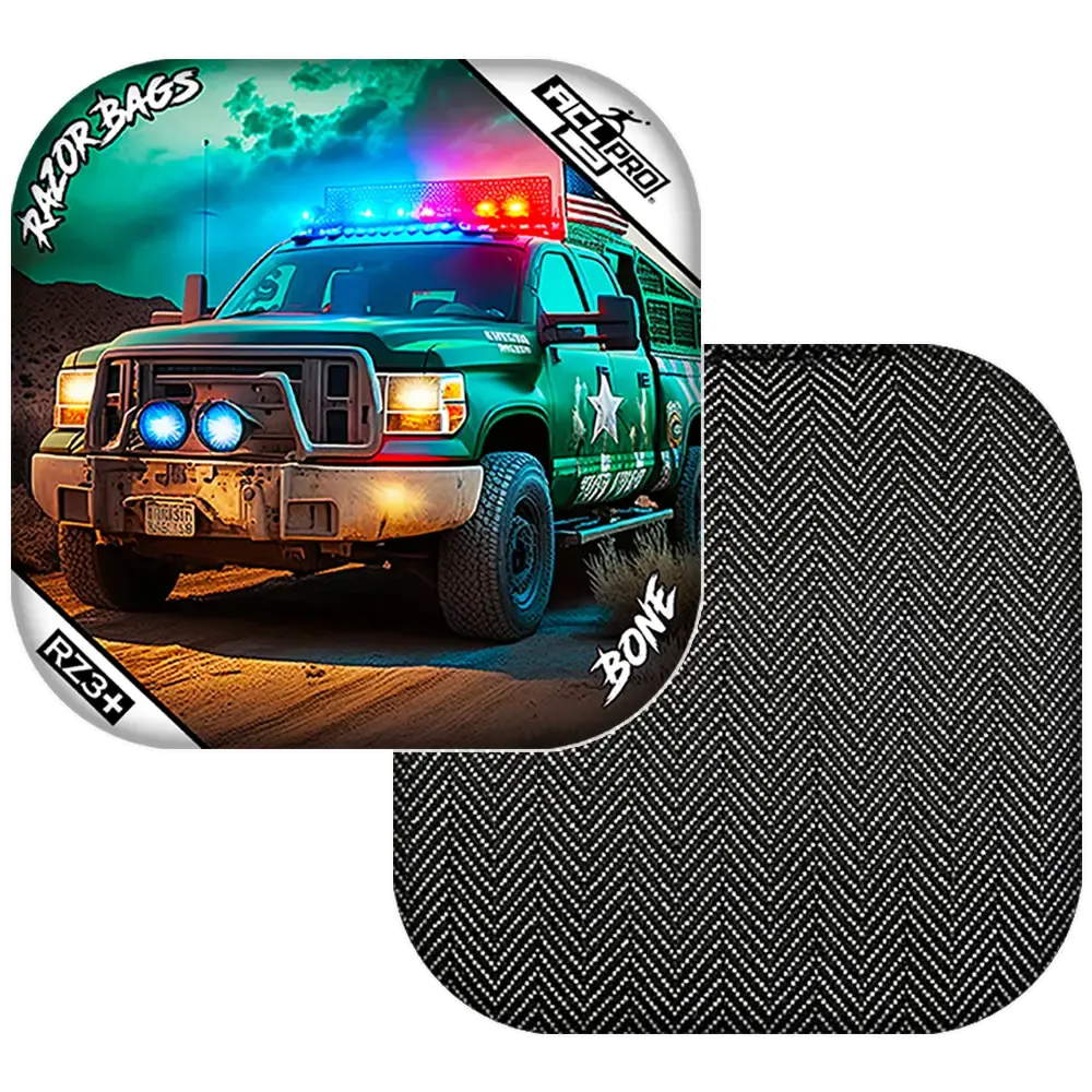 Bone | Hero Border Patrol | ACL PRO Razor Cornhole Bags