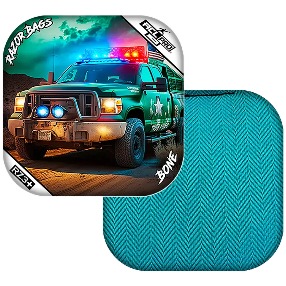 Bone | Hero Border Patrol | ACL PRO Razor Cornhole Bags