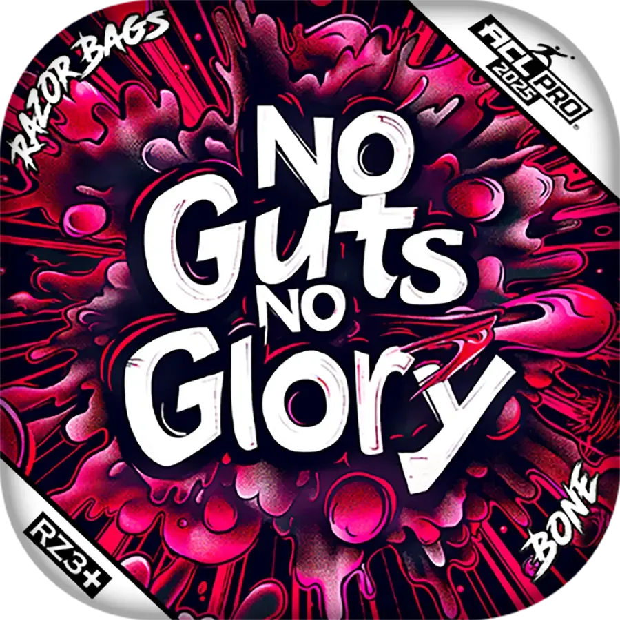 Bone | No Guts No Glory | ACL PRO Razor Cornhole Bags