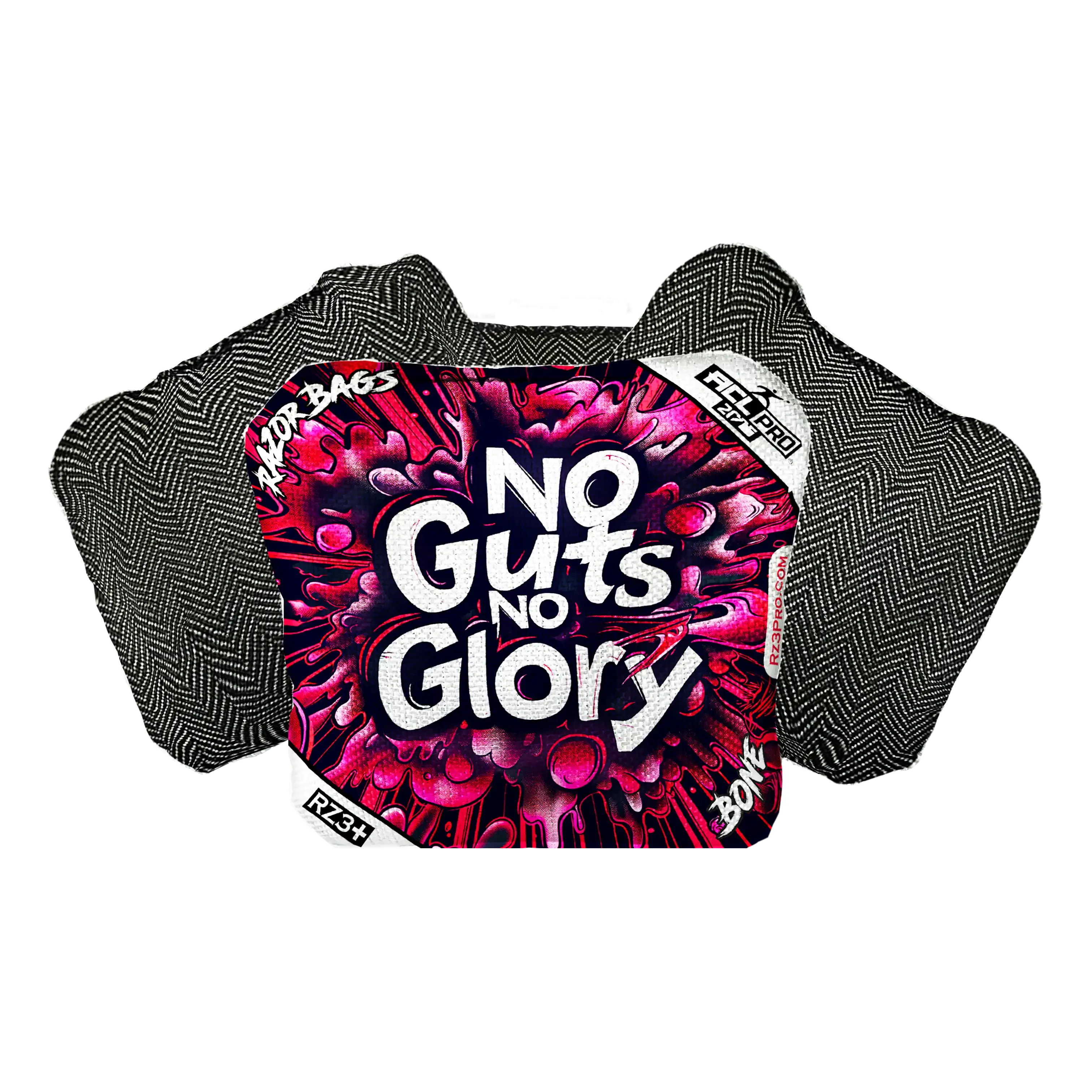 Bone | No Guts No Glory | ACL PRO Razor Cornhole Bags