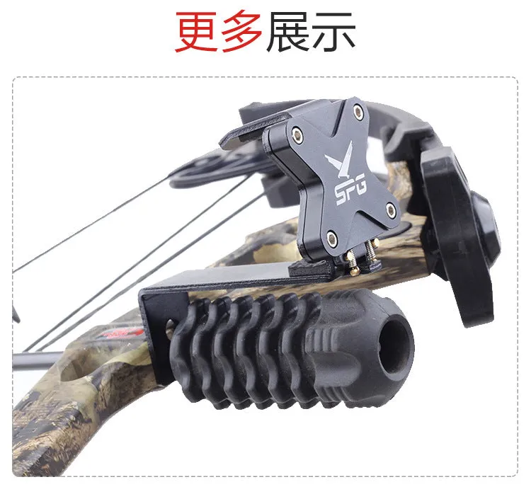 Bow Phone Mount Bow Camera Mobilephone Holder Shock Absorption Bow Bracket Hunting Moment Durable Tool Arrow Aiming black