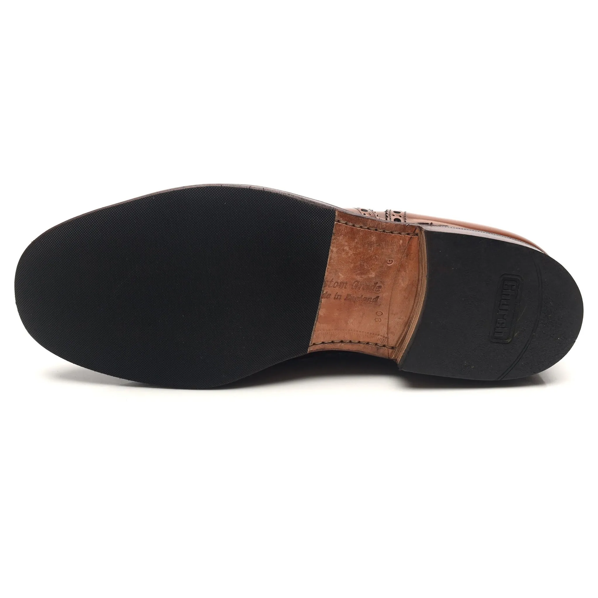 'Burwood' Brown Leather Brogues UK 9 G
