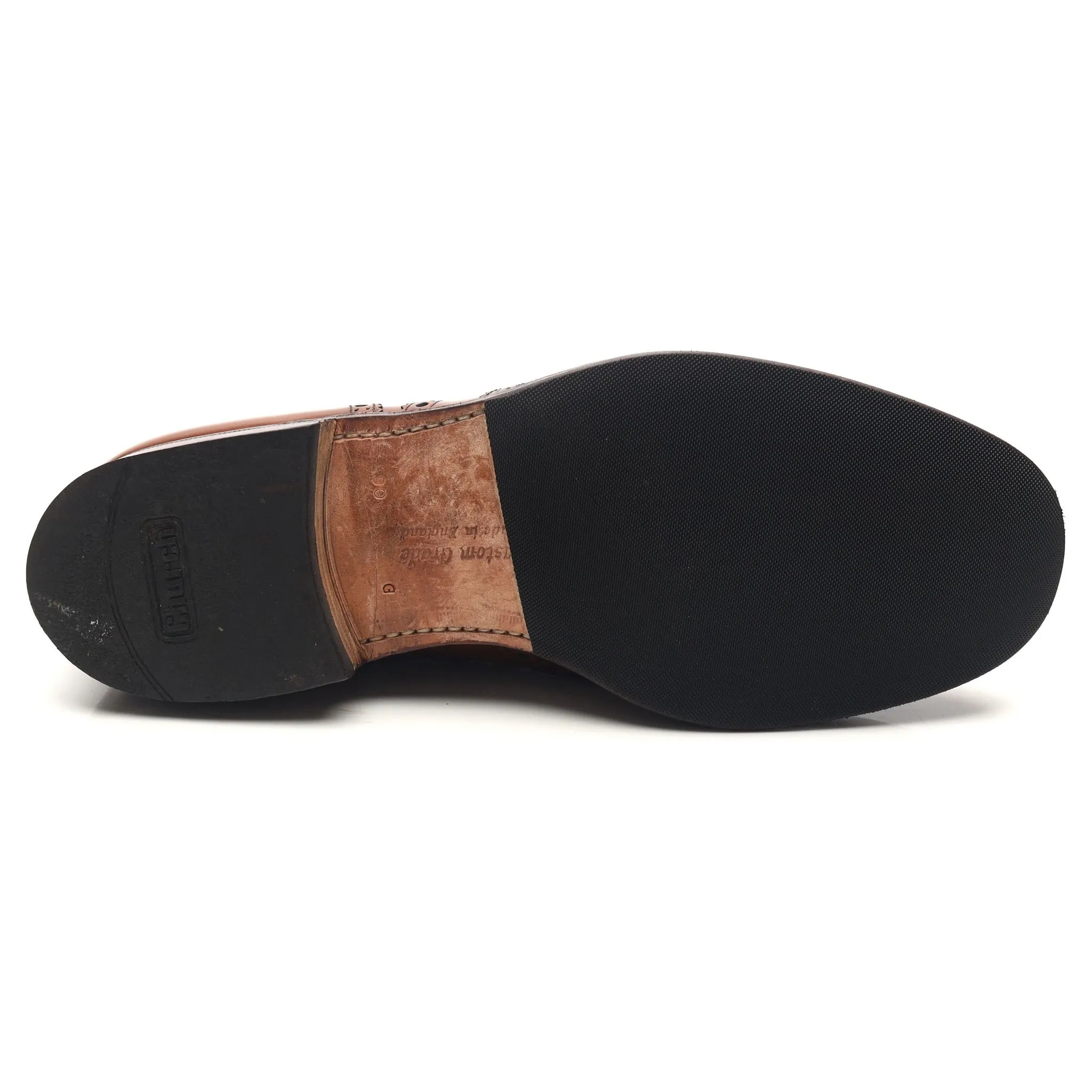 'Burwood' Brown Leather Brogues UK 9 G