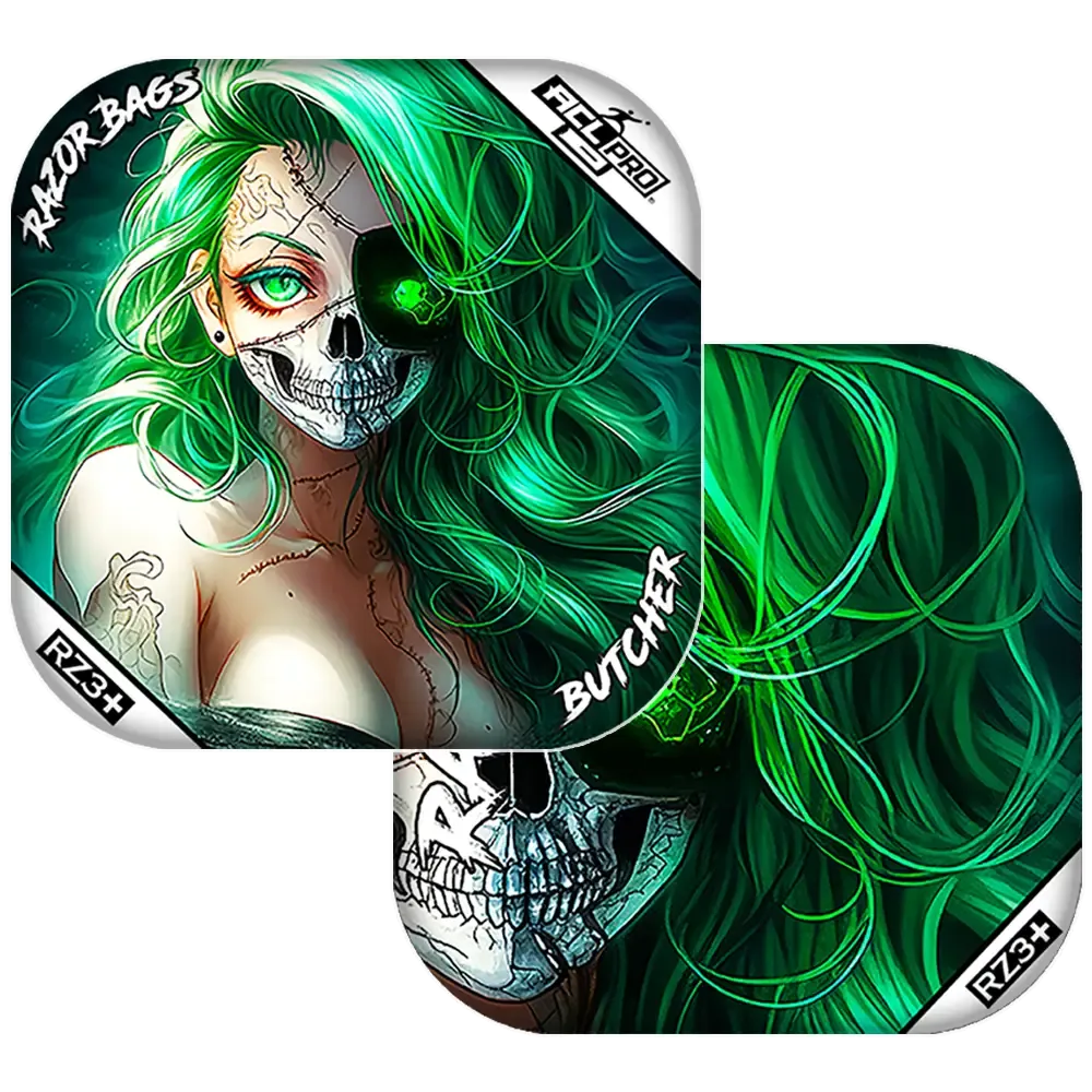 Butcher | Skeleton Face | ACL PRO Razor Cornhole Bags