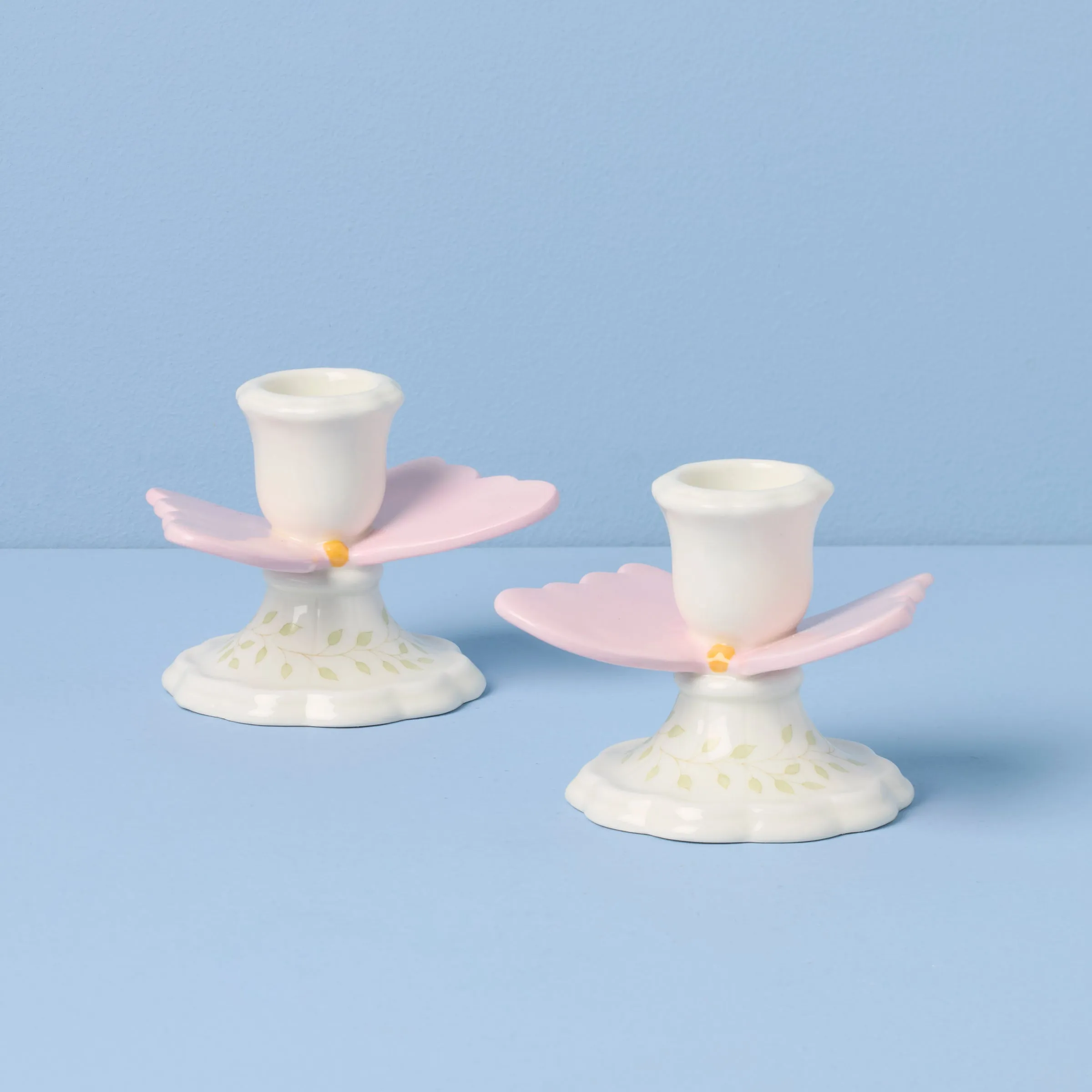 Butterfly Meadow Candlestick Holders, Set of 2