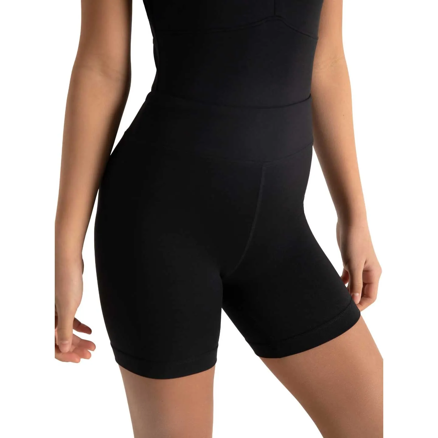 Capezio 12005C High Waist Bike Shorts - Child