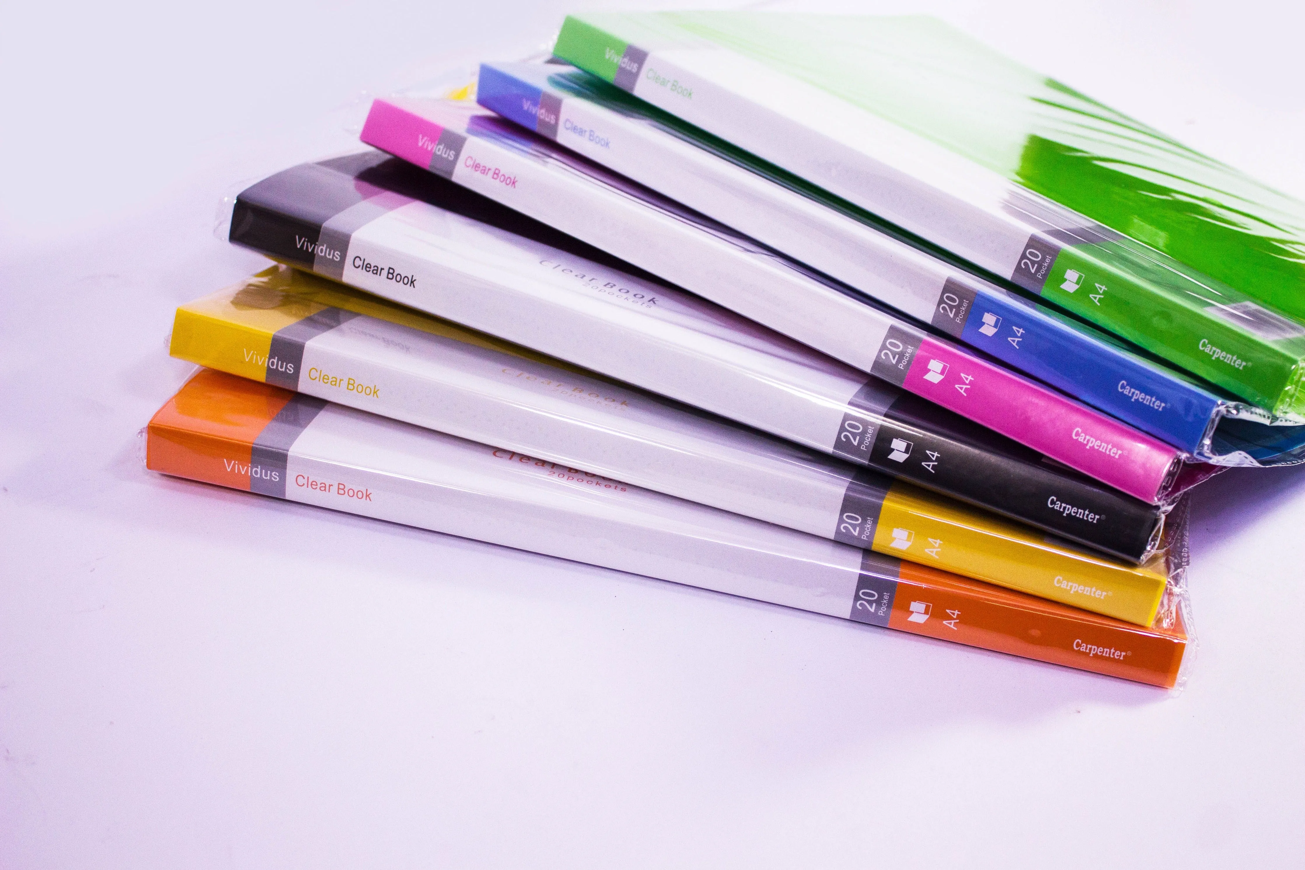 Carpenter Clear Book 20Pockets KT-20H A4