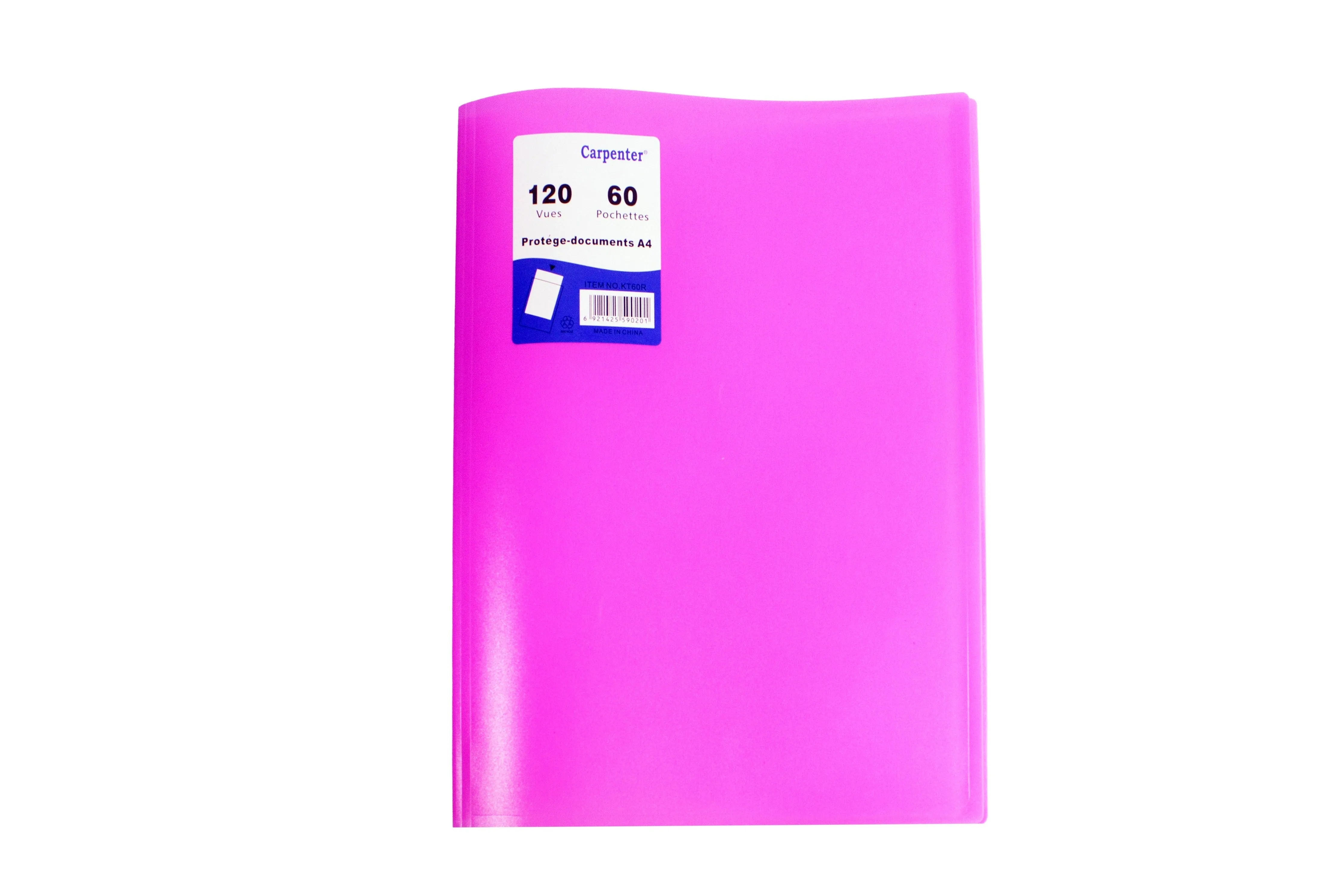 Carpenter Clear Book 60Pockets KT60R A4