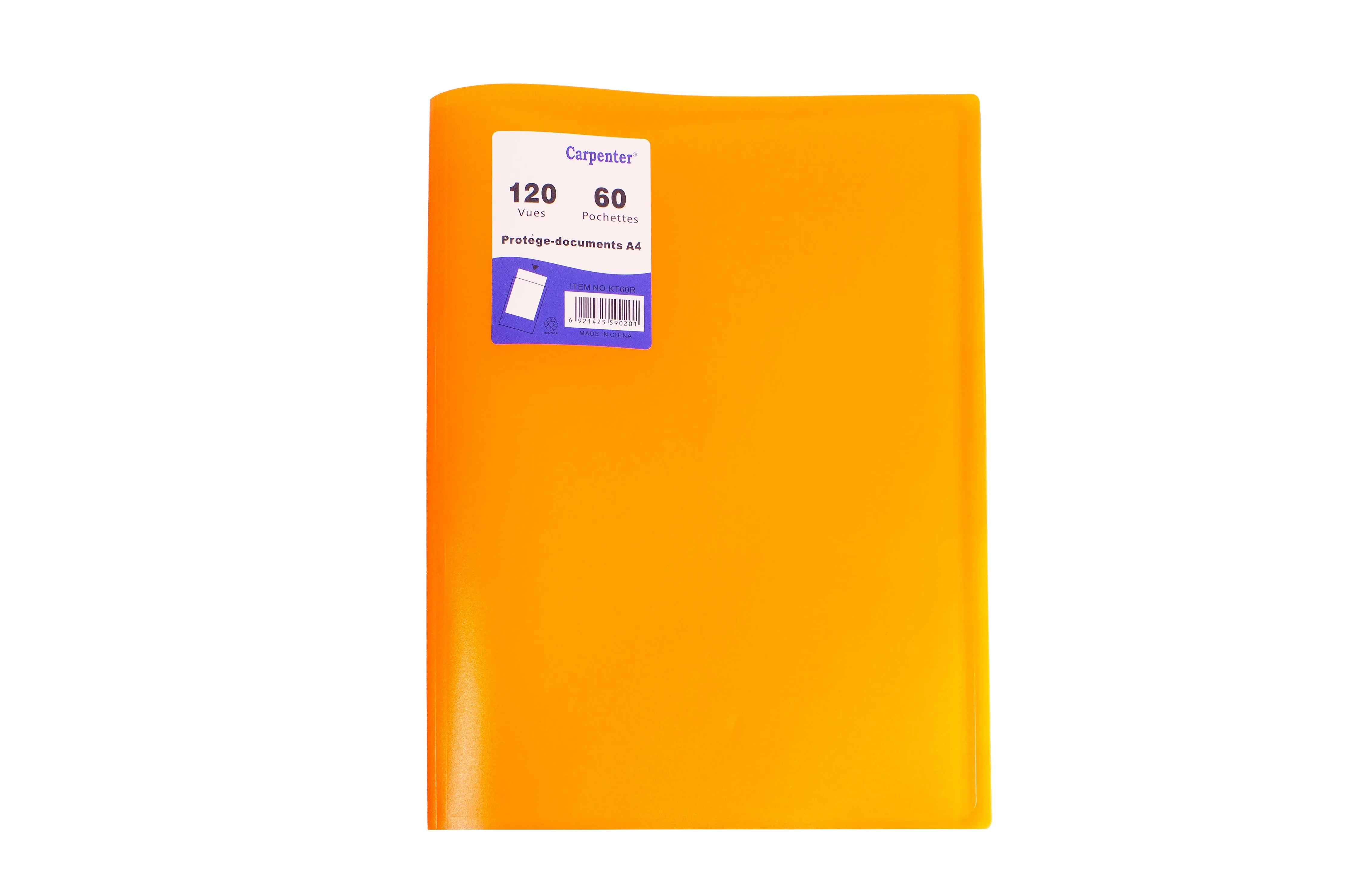 Carpenter Clear Book 60Pockets KT60R A4
