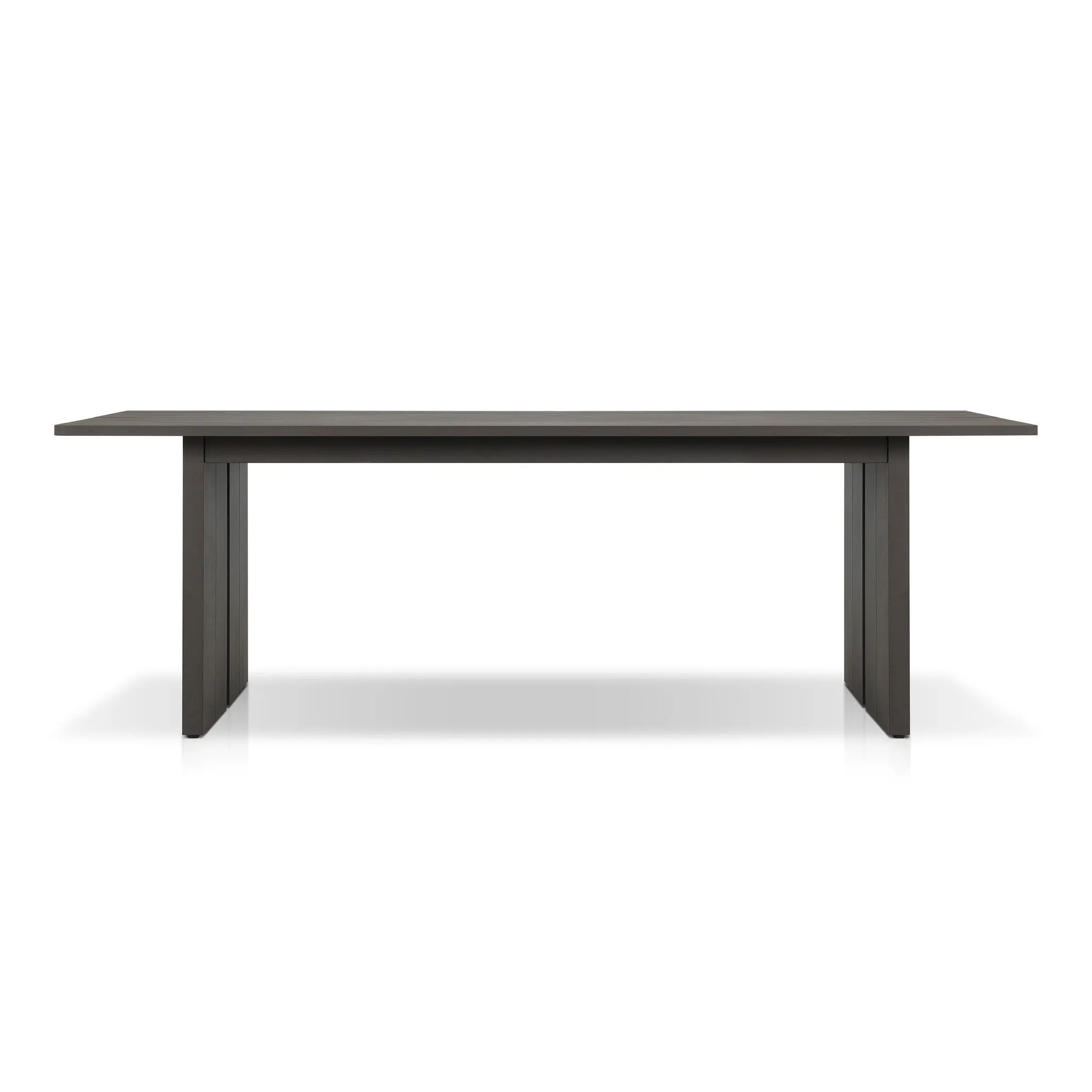 Chapman Outdoor Metal Dining Table-92" - Bronze