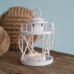 Charming Lighthouse Tea Light Candle Holder