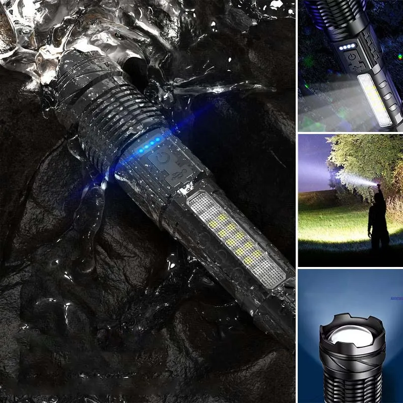 🔥Christmas sales🎄🎁Long-range White Laser Ultra-bright Flashlight