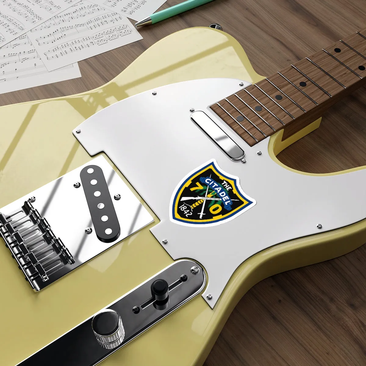 Class of 1970 Citadel Shield Die-Cut Stickers